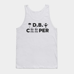 DB Cooper Font Tank Top